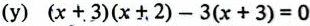 (x+3)(x+2)-3(x+3)=0