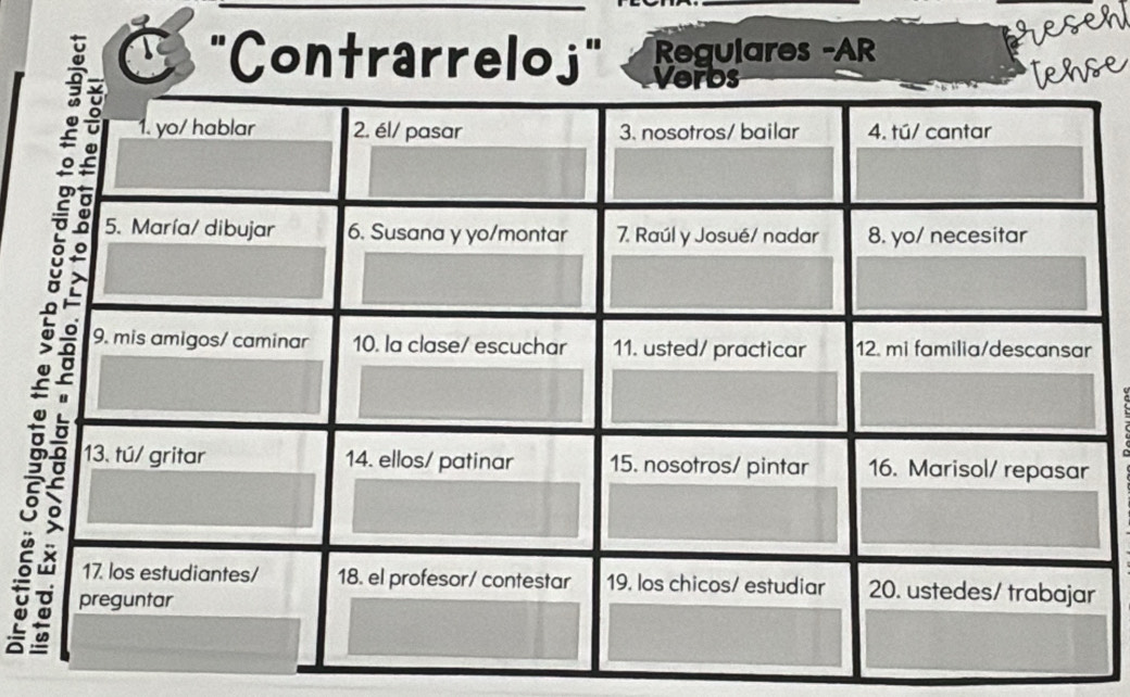 Regulares -AR 
"Contrarreloj"
8