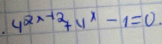 4^(2x-12)+y^x-1=0.