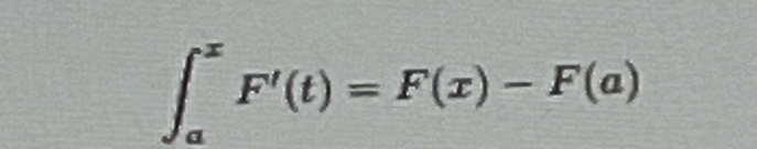 ∈t _a^xF'(t)=F(x)-F(a)