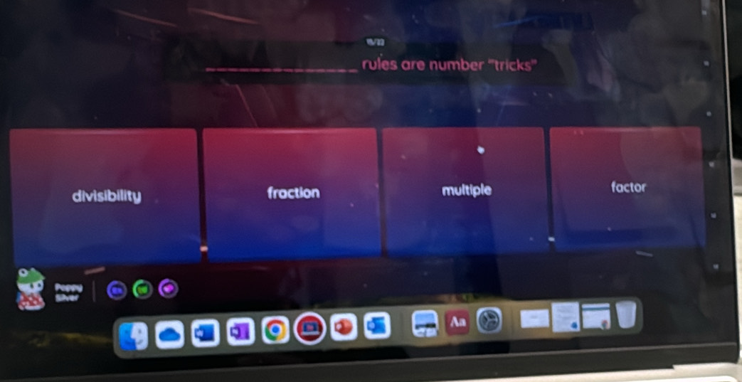Solved: wn rules are number 'tricks' divisibility fraction multiple ...