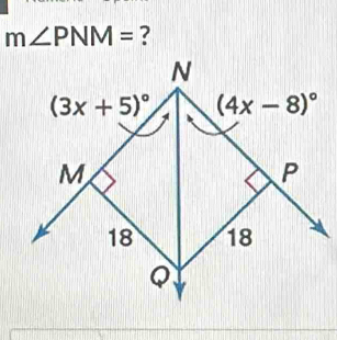 m∠ PNM= ?