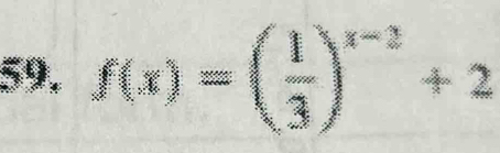 f(x)=( 1/3 )^x-2+2