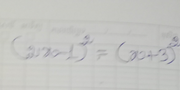 (21x-1)^2=(x+3)^2