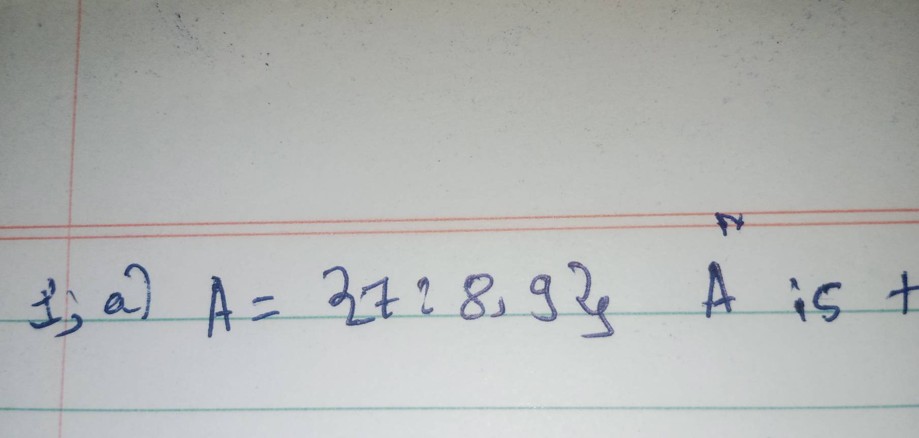 i, a7 A= 7:8,9  1/2   1/2 (x-1)^22 Ais+