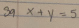 39x+y=5