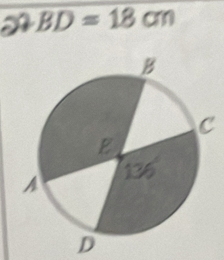 BD=18cm
D