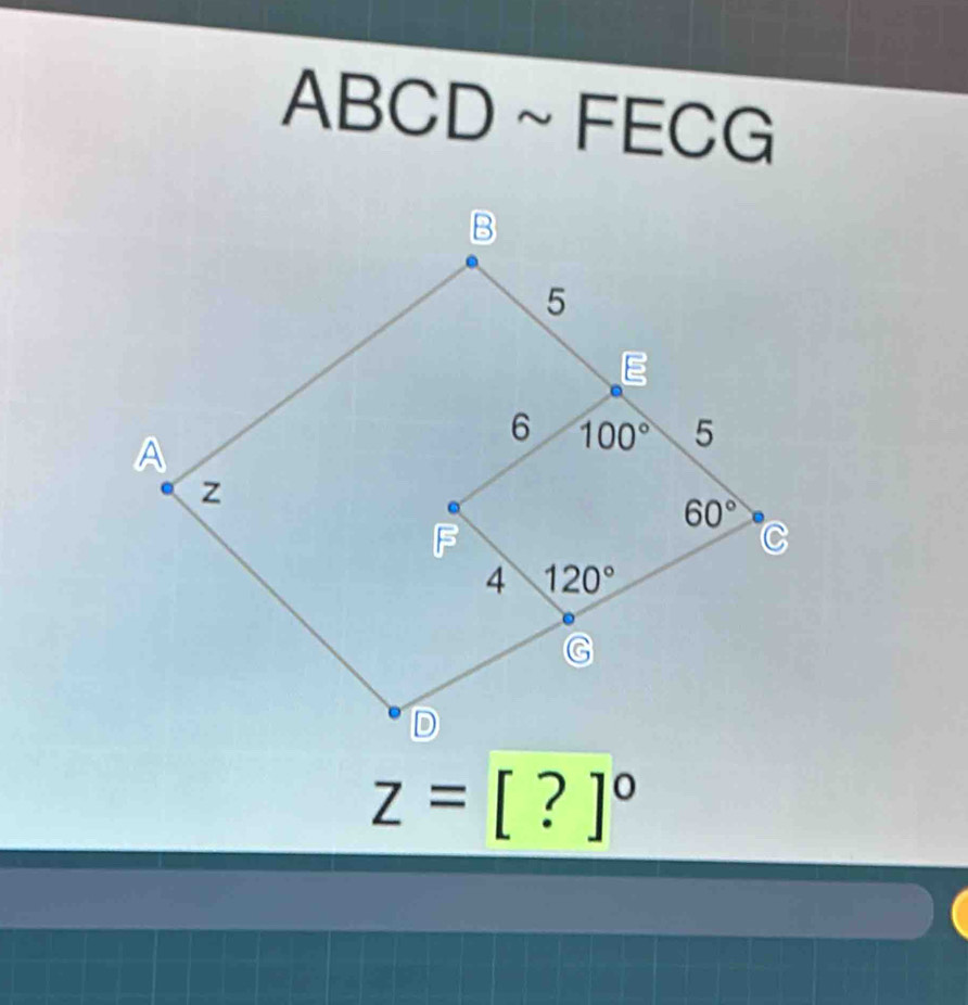 A overline  3 CDsim FECG
z=[?]^circ 