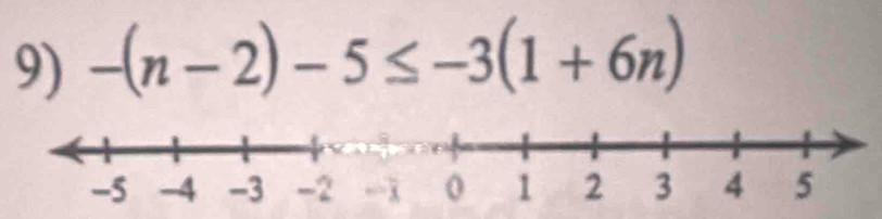 -(n-2)-5≤ -3(1+6n)