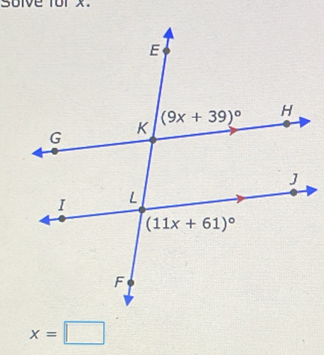 soive for x.
x=□