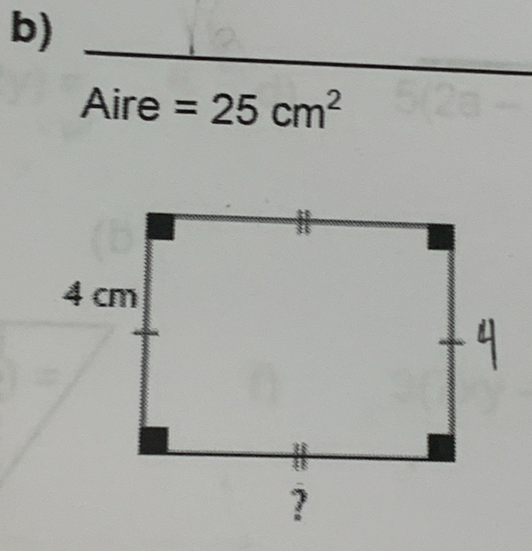 Aire =25cm^2