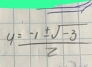 y= (-1± sqrt(-3))/2 