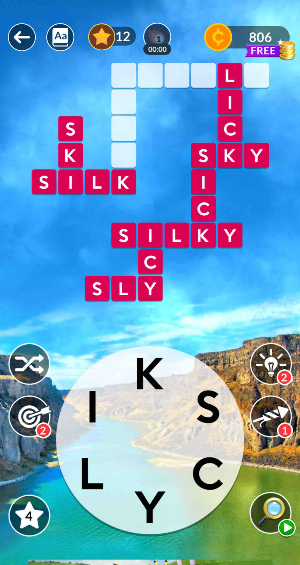 Aa )12 ① 806 
00:00 FREE
L
1
S
C
K
S K Y
S
L K
1
C
S
L K Y
C
S L Y
1
K
7
2
I
S
L
C
4
Y