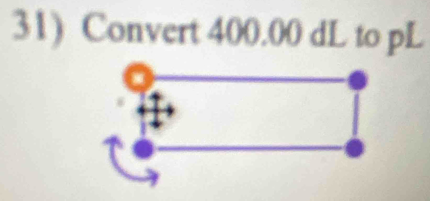 Convert 400.00 dL to pL