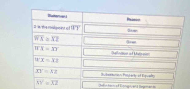 Definition of Congruent Segments