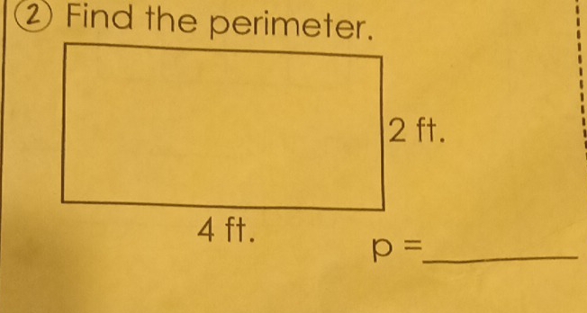 Find the perimeter.
p= _