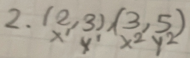 (2,3)(3,5)
x'y' x^2y^2