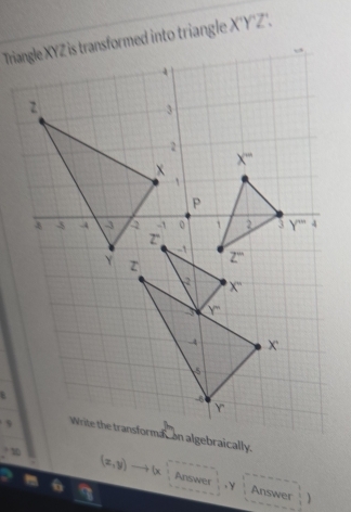 ? 16 (x,y) to (x Answer
, Y
Answer