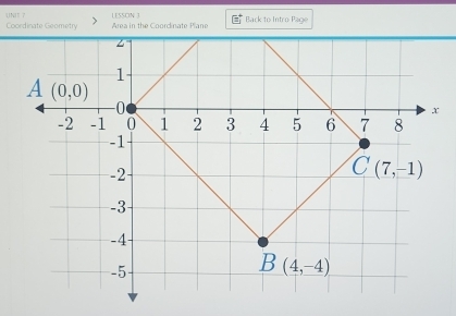 UNIT ? LESSON 3  Back to Intro Pace