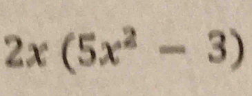 2x(5x^2-3)