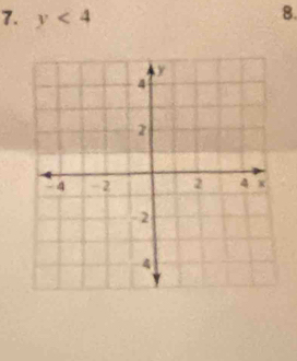 y<4</tex> 
8.