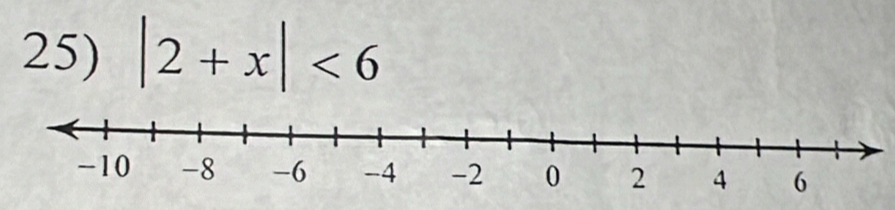 |2+x|<6</tex>