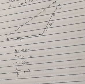 d=5m+5m
G
45°
A
A=10cm
B=15cm
-7· 201m
 C/R =