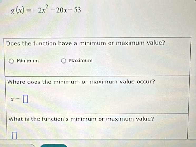 g(x)=-2x^2-20x-53