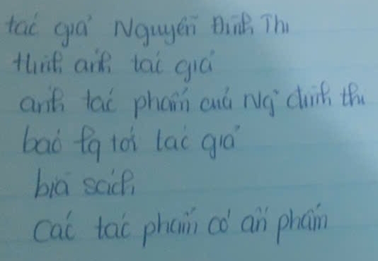 tao gá Ngugén Bin Th
thit aif tai gic
ant tai phan auà Nà dik th
baò fq toi lai giò
biā scich
cal tao phan cò an phain