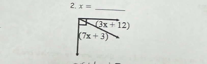 x=
_
(3x+12)
(7x+3)