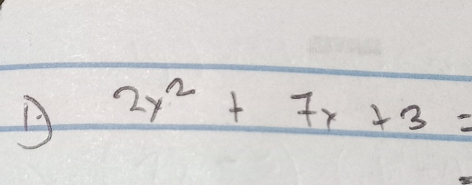 2y^2+7x+3=