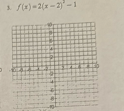 f(x)=2(x-2)^2-1
-10