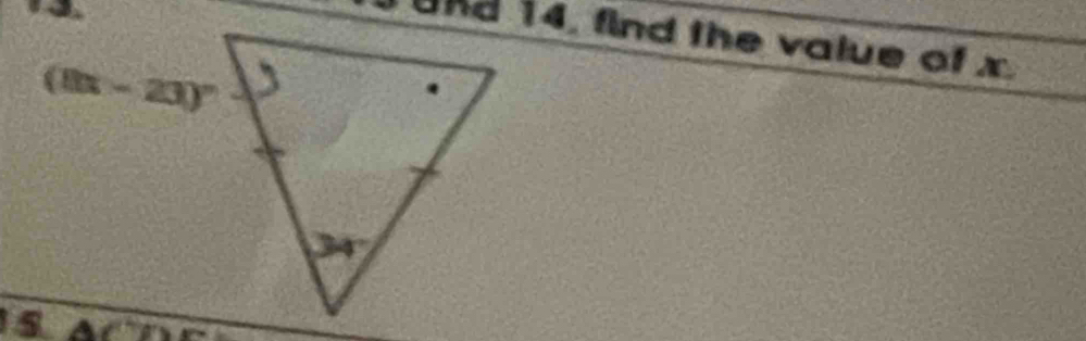 nd 14. find the value of x