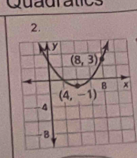 Quadratics
2.