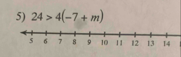 24>4(-7+m)