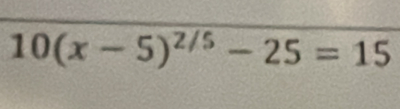 10(x-5)^2/5-25=15