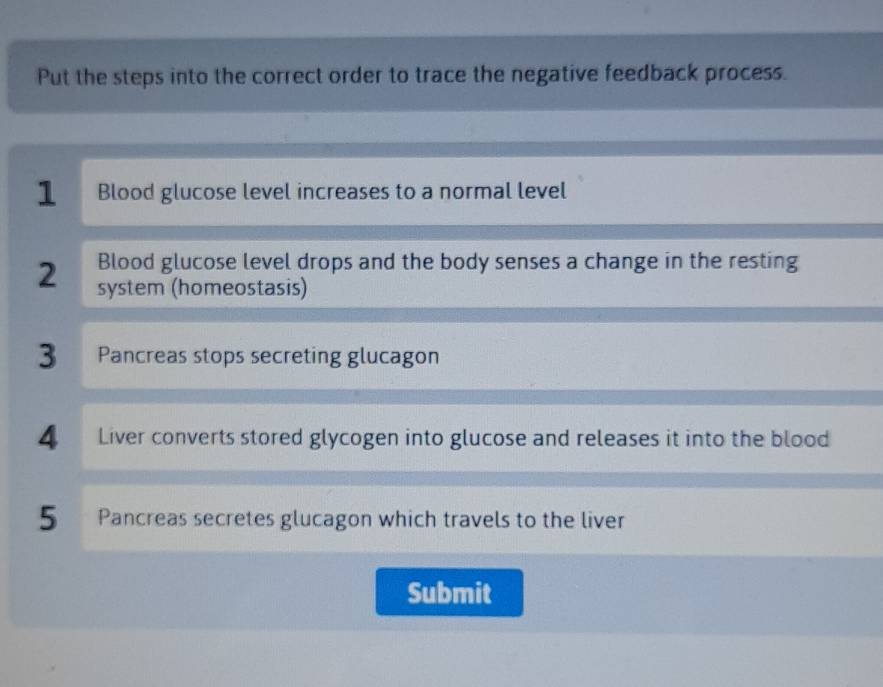 Solved: Put the steps into the correct order to trace the negative ...