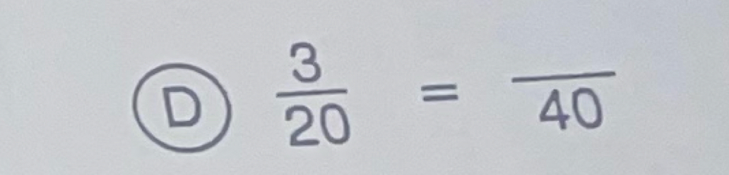  3/20 =frac 40