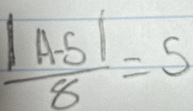  |AS|/8 =5