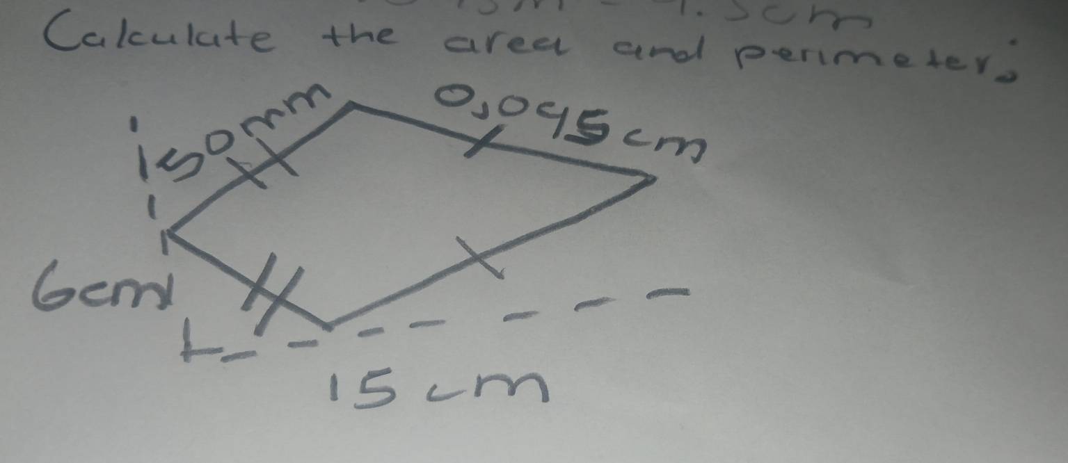 .sum 
Calculute the area and perimeter.