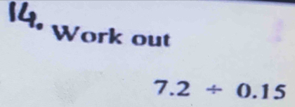 Work out
7.2/ 0.15