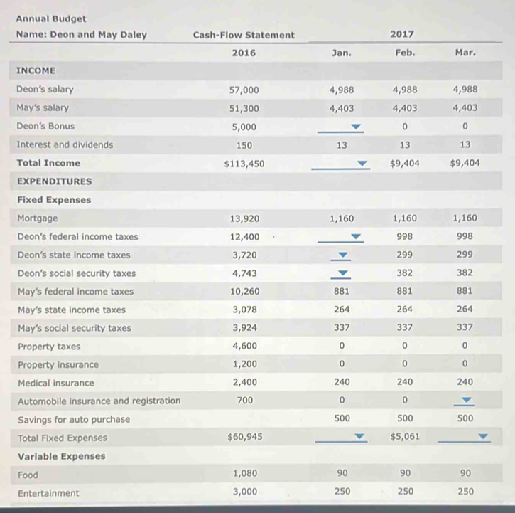 Annual Budget