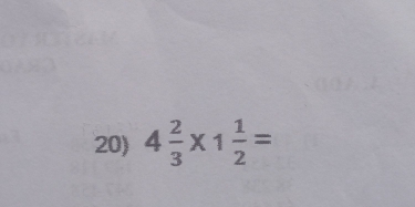 4 2/3 * 1 1/2 =