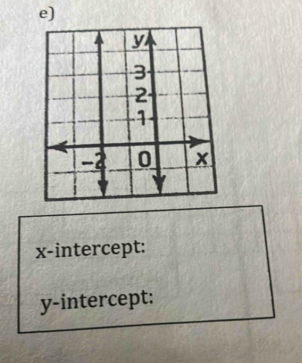 x-intercept: 
y-intercept: