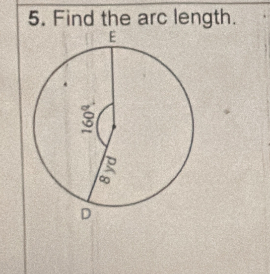 Find the arc length.