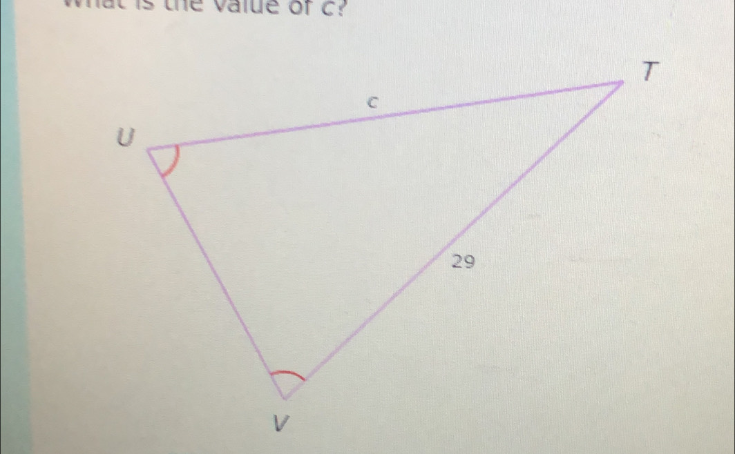 is the value of c?