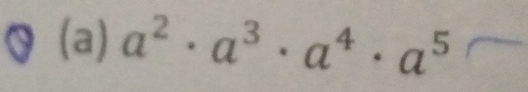 a^2· a^3· a^4· a^5 P