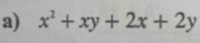 x^2+xy+2x+2y