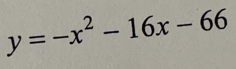 y=-x^2-16x-66