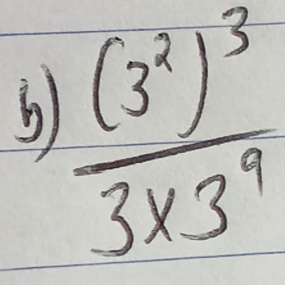 frac (3^2)^33* 3^4